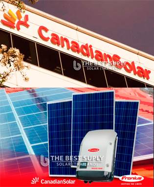 แผงโซล่าเซลล์ครบชุดจากCanadian Solar